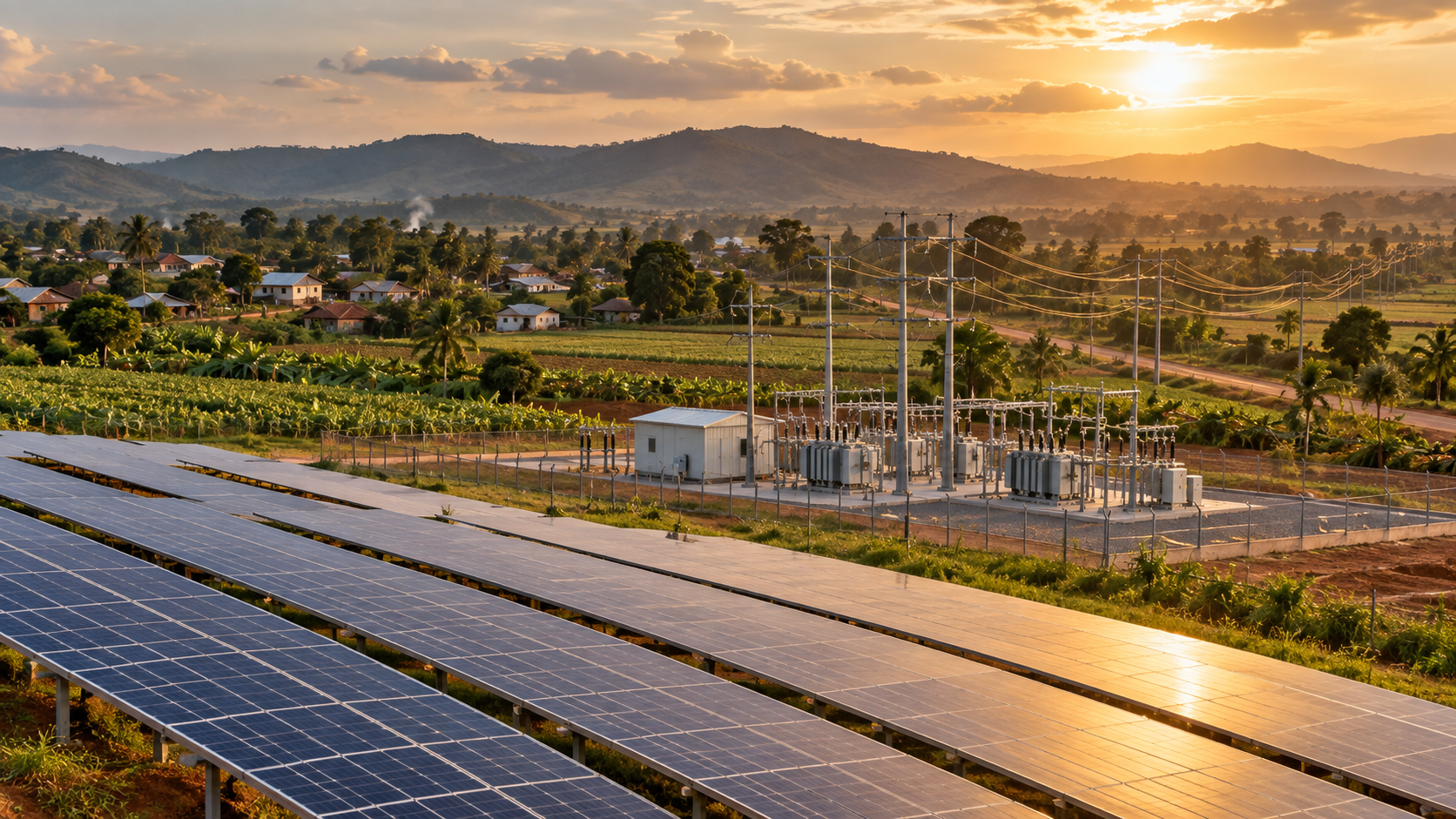 Solar generation and distribution infrastructure